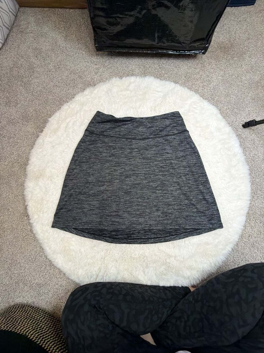 Mondetta Active Space Dye Athletic Skort Heather Grey Size Medium